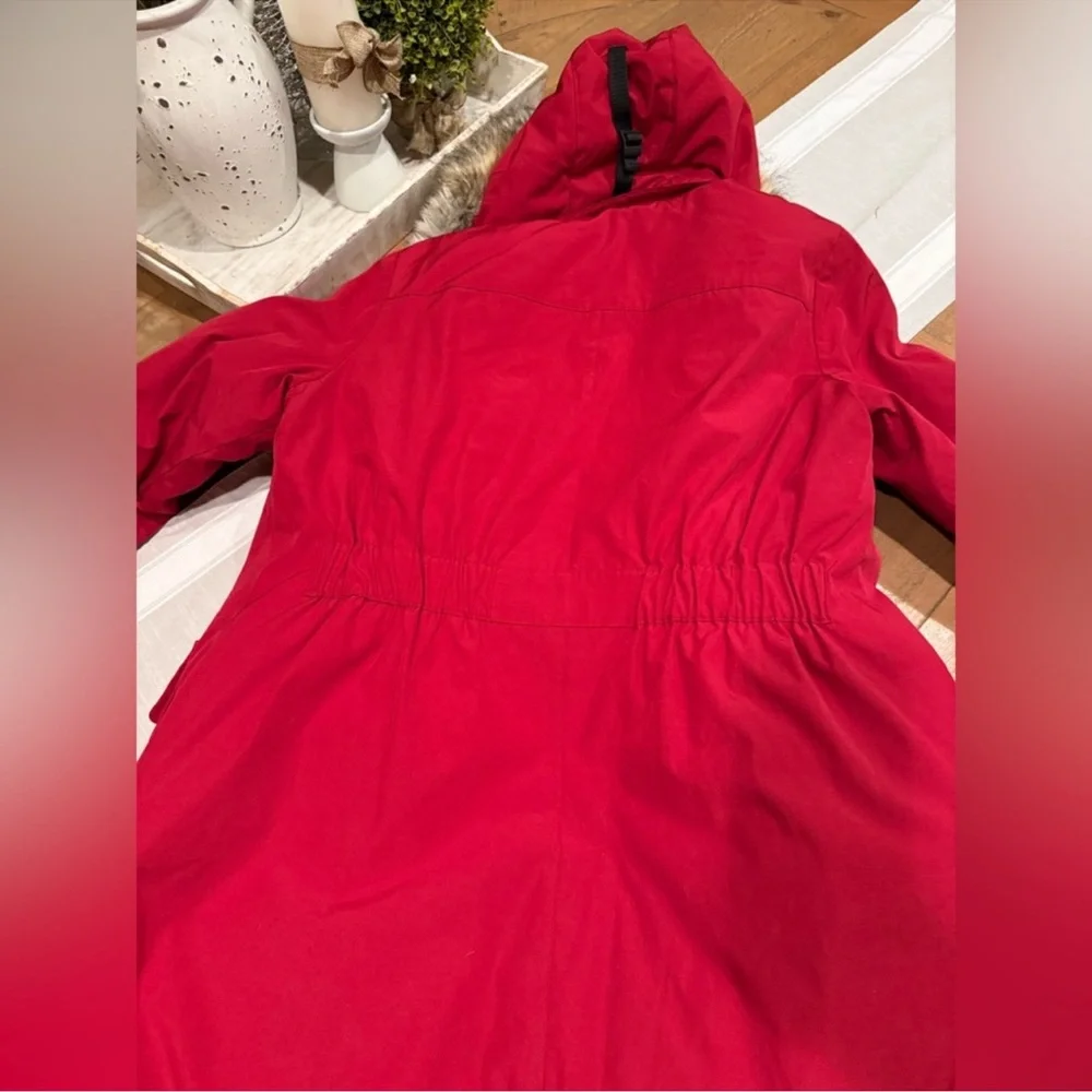 Andrew Marc Women's Bold Red parka  Jacket - Picture 4 of 12